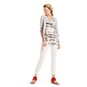 CABI Sleeveless Printed Gelato Top Blouse M